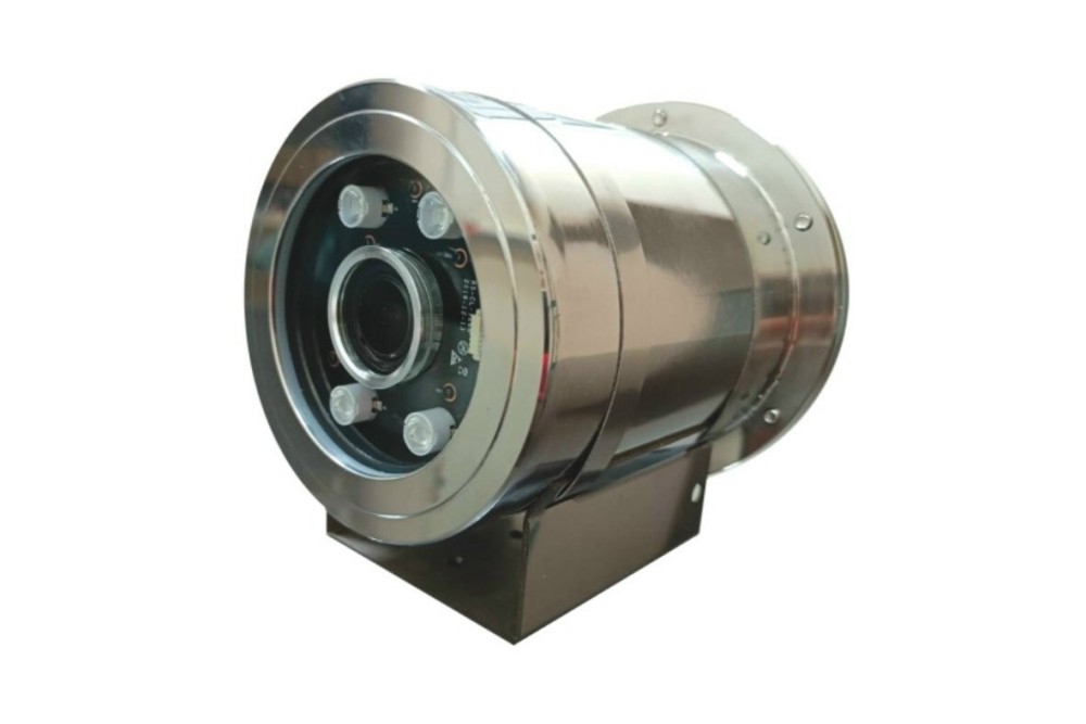 彩色5MP不銹鋼紅外線網路攝影機